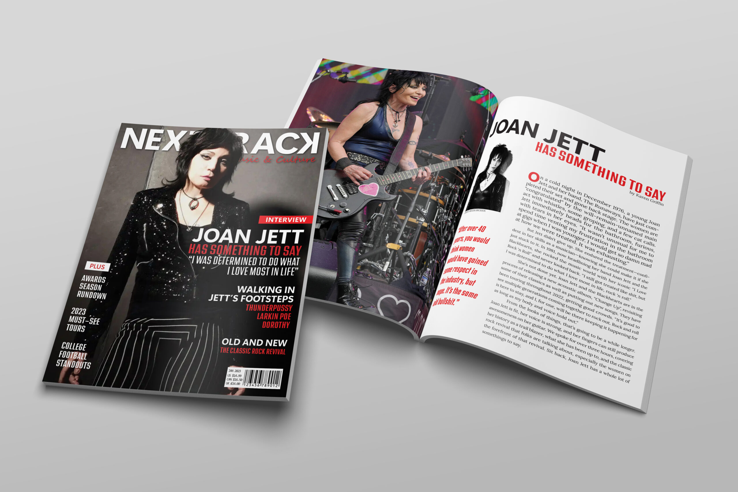 Branding: NEXTTRACK Magazine mock-up